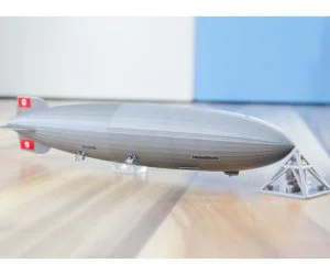 Lz129 Hindenburg Scale 11000 3D Models