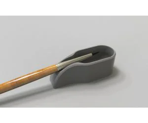 Ergonomic Paint Tray Brush Holder 1 3D Models