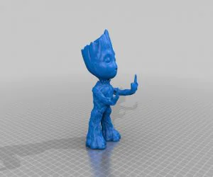 Angry Groot 3D Models