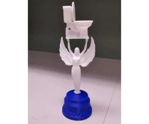 Toilet Trophy 3D Models