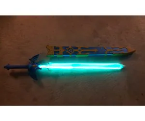 Glowing Master Sword Remix 3D Models