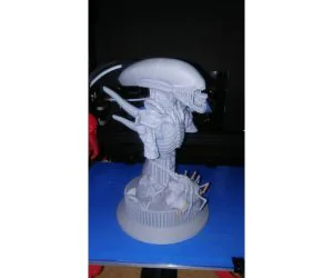 Alien Bust 3D Models