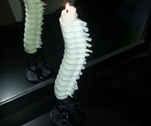 Cbabbage Spine Candle Stand 3D Models