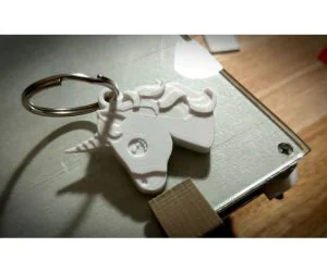 Unicorn Keychain 3D Models