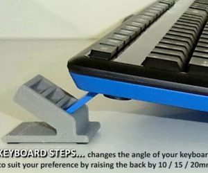 Keyboard Steps Adjust The Angle Of Computer Keyboards 3D Models