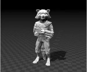 Rocket Raccoon Guardians Of The Galaxy 3D Models