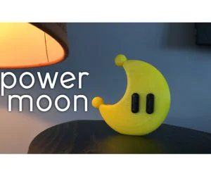 Power Moon From Mario Odyssey 3D Models
