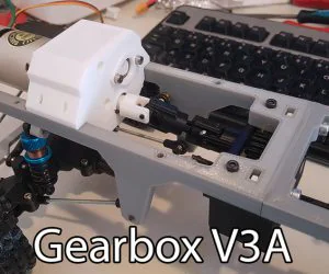 3D Printed Rc Truck V3 Gearbox V3A 3D Models