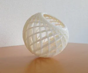 Globular Lattice Basket 3D Models
