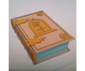 Belle Book Dice Box 3D Models