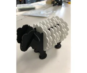 Sheep Coasters 3D Models