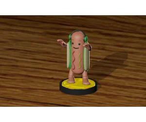 Snapchat Dancing Hot Dog 3D Models