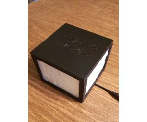 Customizable Lithophane Box Any Size 3D Models