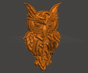 Celtic Owl 3D Models