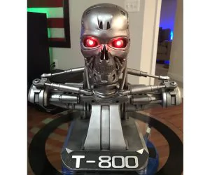 Terminator T800 Full Bust Scaled 11 3D Models