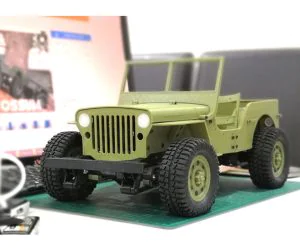 Parts For 133 Ossum Jeep To Fit Rc 110 3D Models