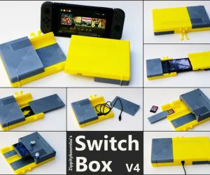 Switchbox Travel Case For Nintendo Switch 3D Models