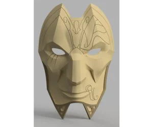 Jhin Mask League Of Legends 3D Models