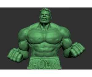 Hulk Bust 3D Models