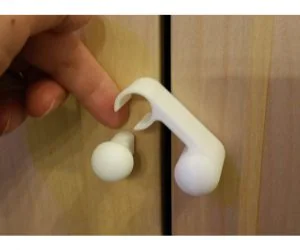 Cupboard Door Lock Baby Proof 3D Models