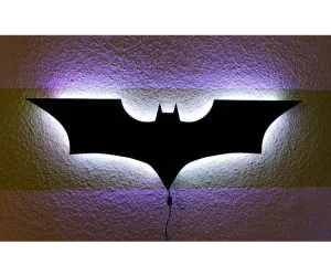 Batman Led Wall Lamp 3D Models