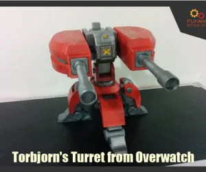 Torbjorns Turret From Overwatch 3D Models