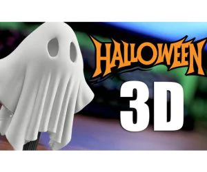 Ghost Spooky And Funny Halloween 3D Models