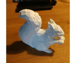 Low Poly Squirrel 3D Models