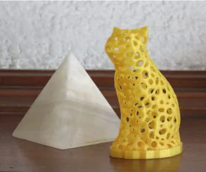 Voronoi Cat 3D Models