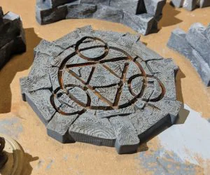 Fantasy Wargame Terrain Teleportsummoning Circles 3D Models