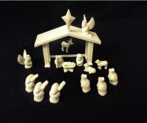 Nosupports Nativity Set 3D Models