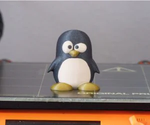 Penguin Single Multicolor 3D Models
