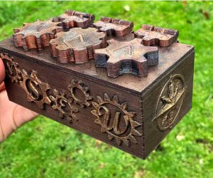 Steampunk Puzzle Box 3D Models