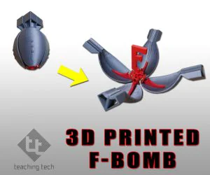 3D Printed F Bomb 3D Models