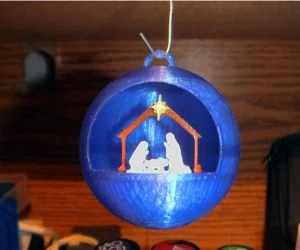 Nativity Christmas Ornament 3D Models