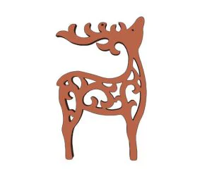 Deer Ornament 3D Models