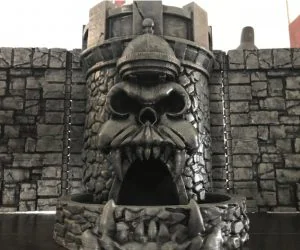 Castle Grayskull Inspired Dm Screen Dice Tower 3D Models