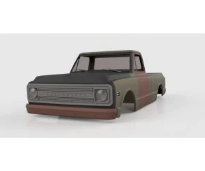 1969 Chevy Pickup Truck V1 3D Models
