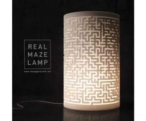 Generative Design. Real Maze Lamp Lq 3D Models