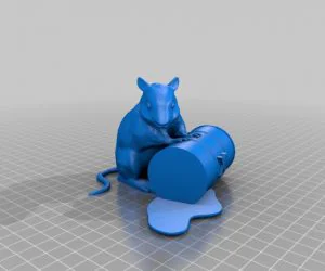 Banksy Toxic Rat 3D Models
