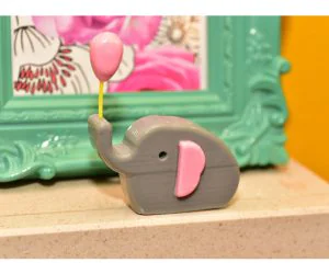 Birthday Elephant 3D Models
