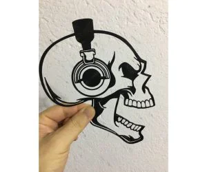 Skull Wall Art Decoration 3D Models