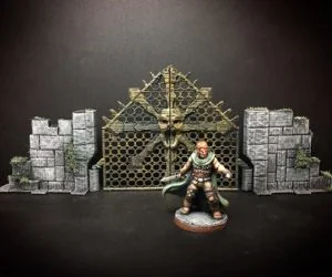 Delving Decor Chaos Gate 28Mmheroic Scale 3D Models