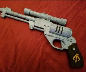 De10 Blaster Pistol 3D Models