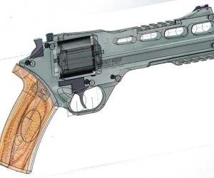Chiappa Rhino 60D Revolver Mockup 3D Models