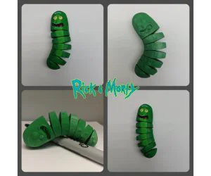 Flexi Pickle Rick 3D Models