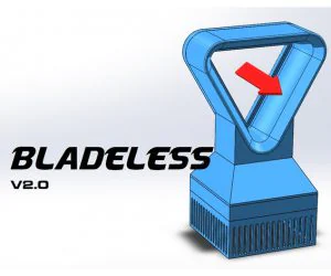 Triangular Bladeless Fan 3D Models