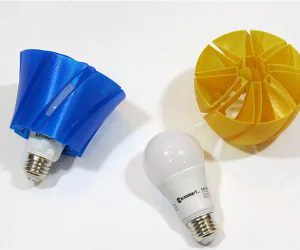 Led Bulb Shades 3D Models