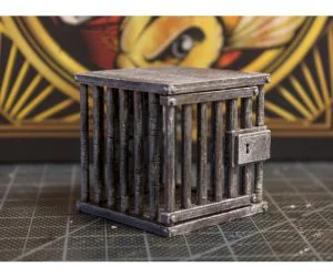 Opening Cage Miniature 3D Models