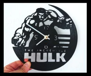 Reloj Hulk Vinilo 3D Models